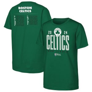 Boston Celtics 2024 NBA Finals Roster T-Shirt - Kelly Green