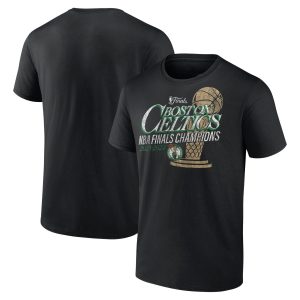 Boston Celtics 2024 Finals Champions Finals Champions Trophy Unisex T-Shirt - Black